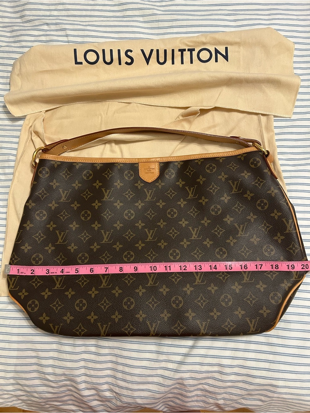 Louis Vuitton Brown Monogram Delightful MM - EUC - Picture 4 of 11
